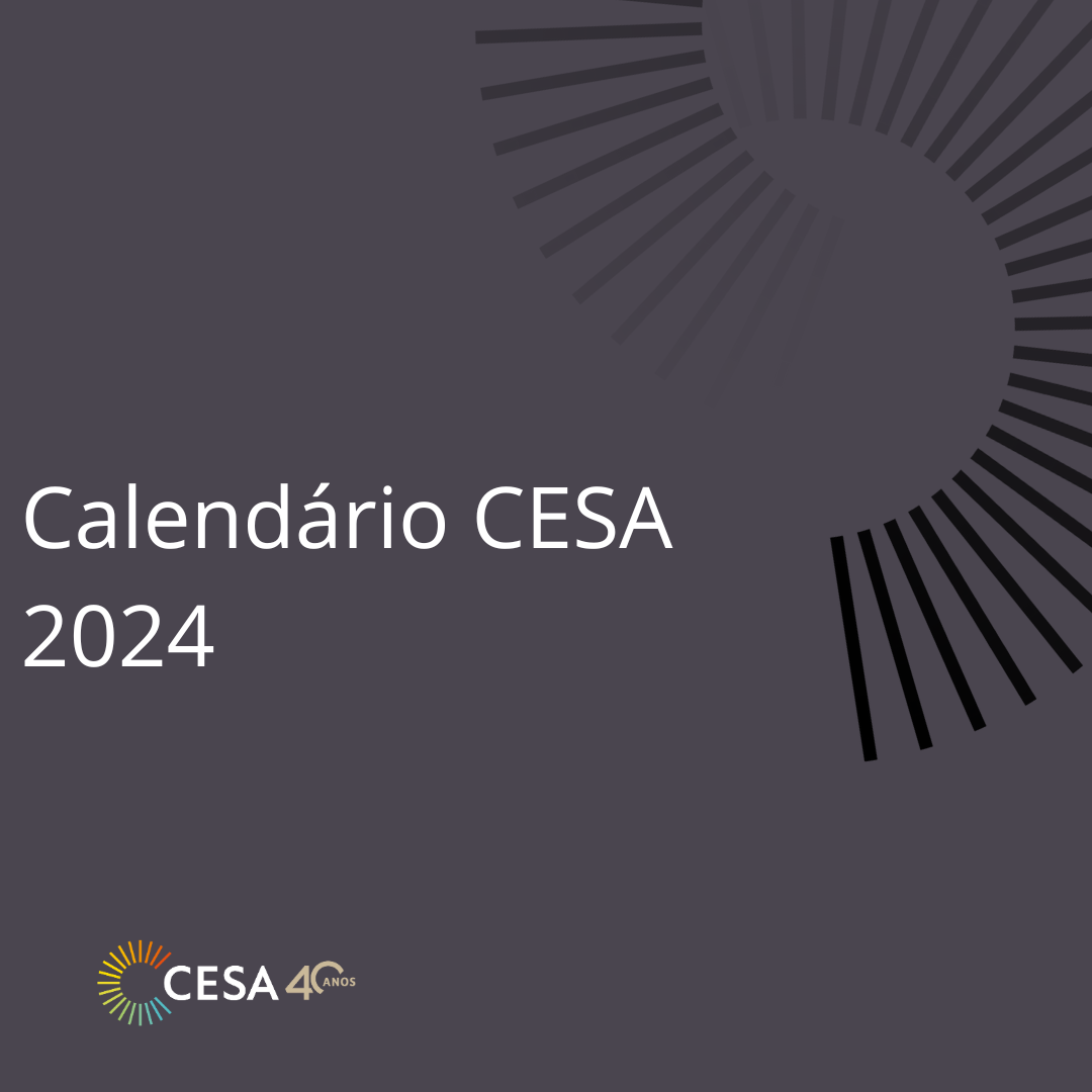 Calendário CESA 2024 CESA CESA